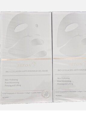 ISTON Bio-Collagen Overnight Hydrating Collagen Face Mask Lot of 12 2 x 6
